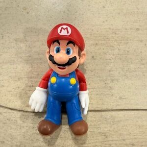 Super Mario Action Figure - Red, Blue, and Brown